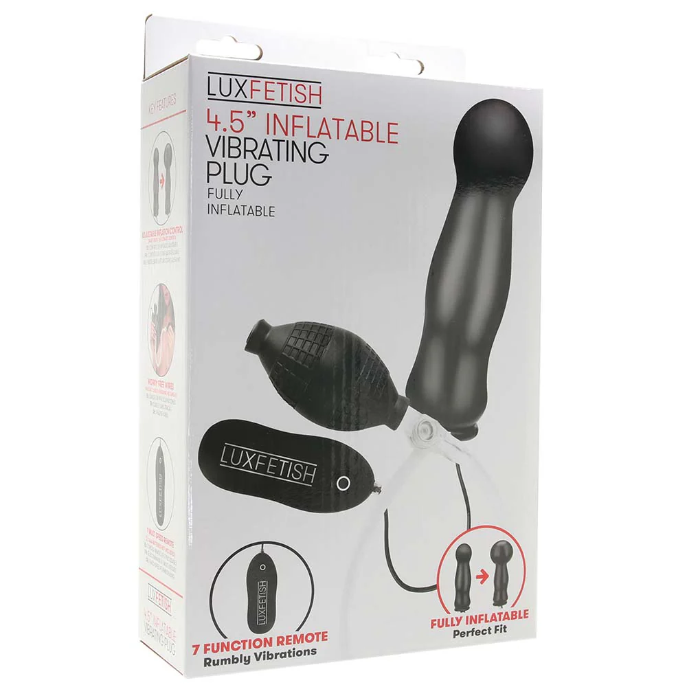 4.5 Inch Inflatable Vibrating Plug - Image 6