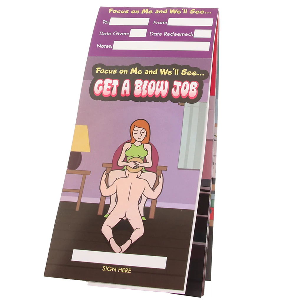 Blow Job Rewards Voucher Booklet - Image 2