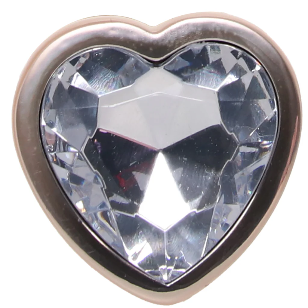 Booty Bling Gold Metal Jewelled Butt Plug in Small - Image 5