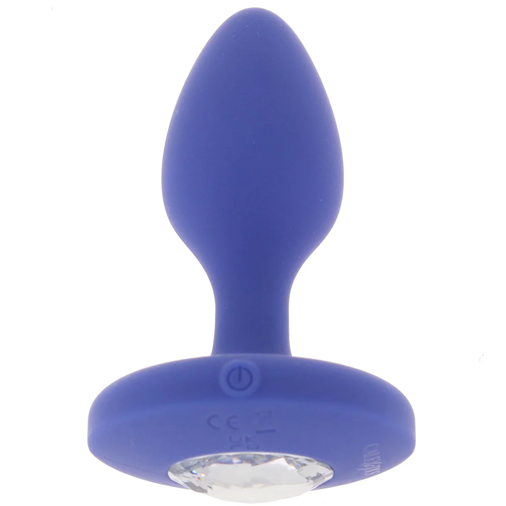 Cheeky Gems Medium Vibrating Probe in Blue