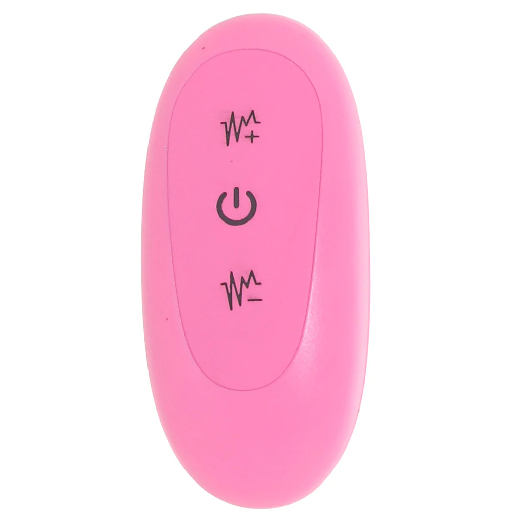 Colours 5 Inch Ribbed Remote Vibe in Pink - Image 6