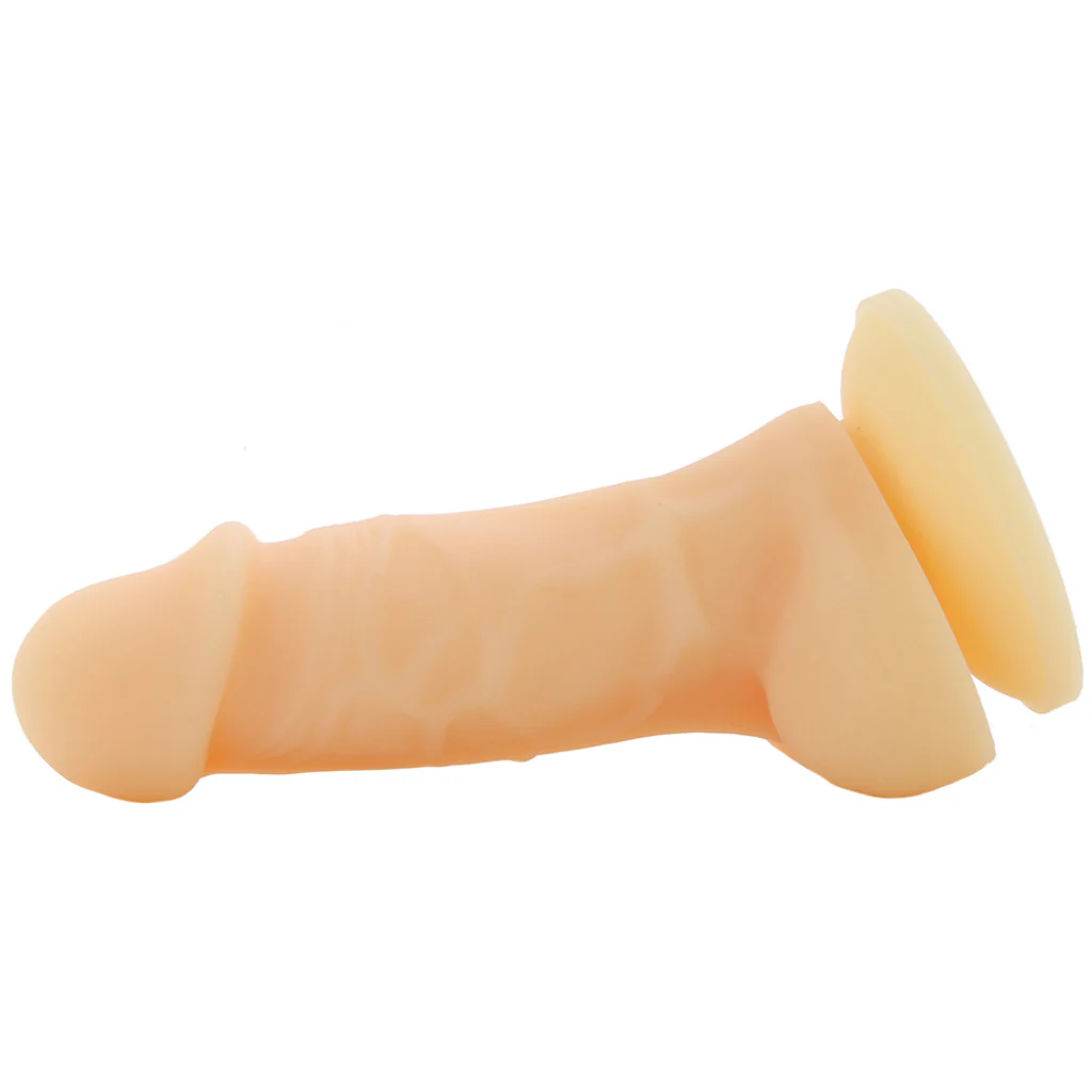 Colours Pleasures 4" Silicone Dildo in Cream - Image 3