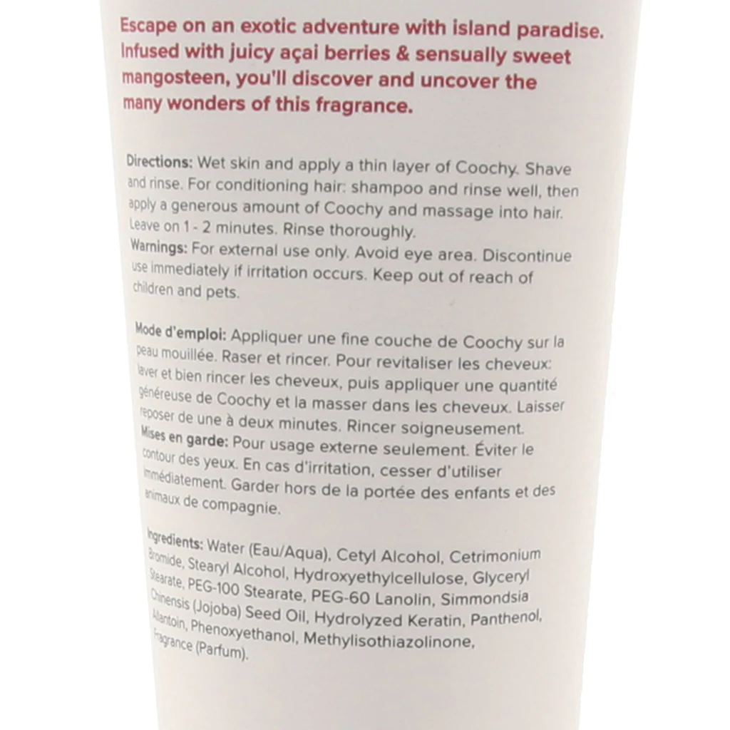 Coochy Shave Cream 12.5oz/370ml in Island Paradise - Image 5