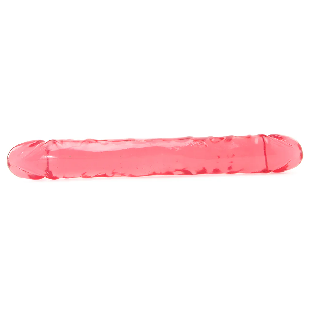 Crystal Jellies 12 Inch Double Dong in Pink - Image 3