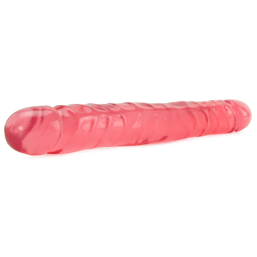 Crystal Jellies 12 Inch Double Dong in Pink - Image 5