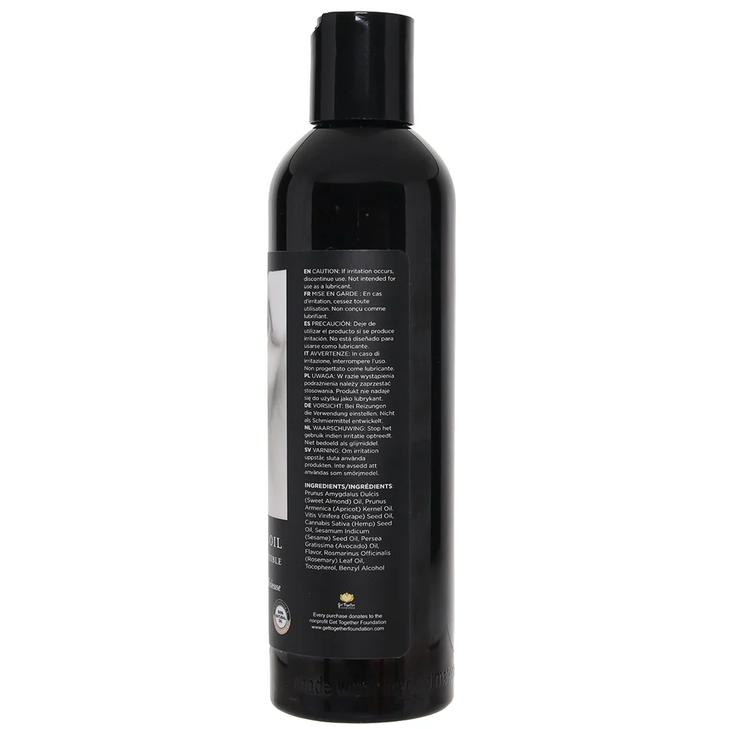 Edible Massage Oil 8oz/236ml in Strawberry - Image 8