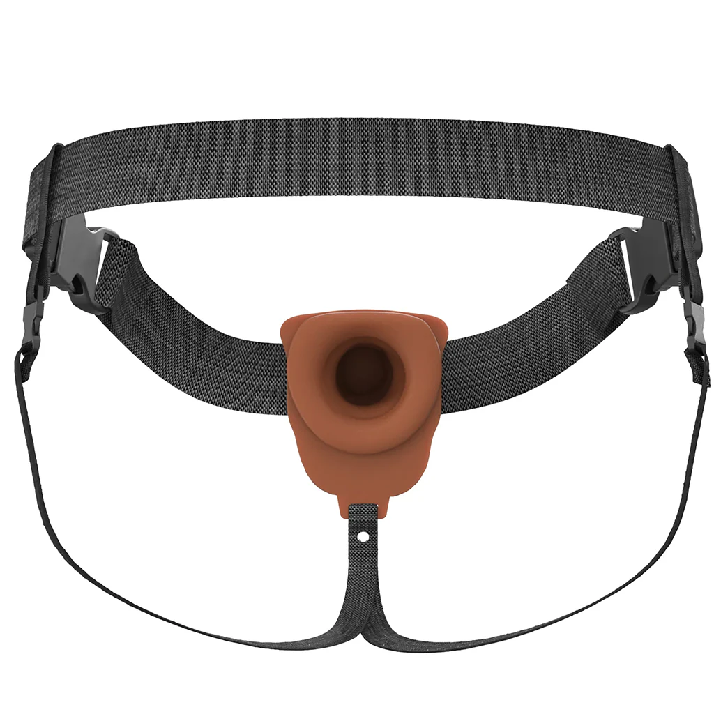 Fantasy X-tensions 6 Inch Hollow Strap-On Vibe in Brown - Image 5