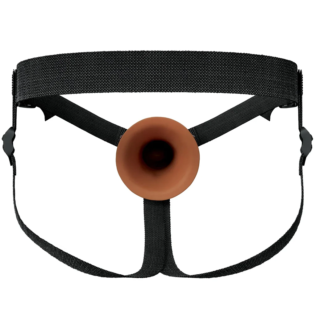 Fantasy X-tensions Elite 9 Inch Hollow Strap-On in Brown - Image 5