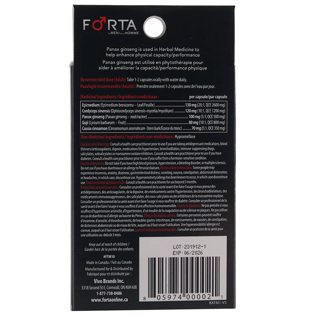 Forta for Men Enhancing Supplement 10 Pack - Image 2