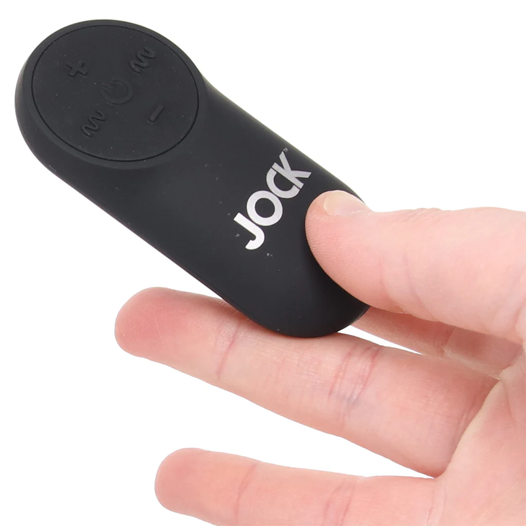 Jock Vibrating Silicone Penis Sleeve in Light - Image 7