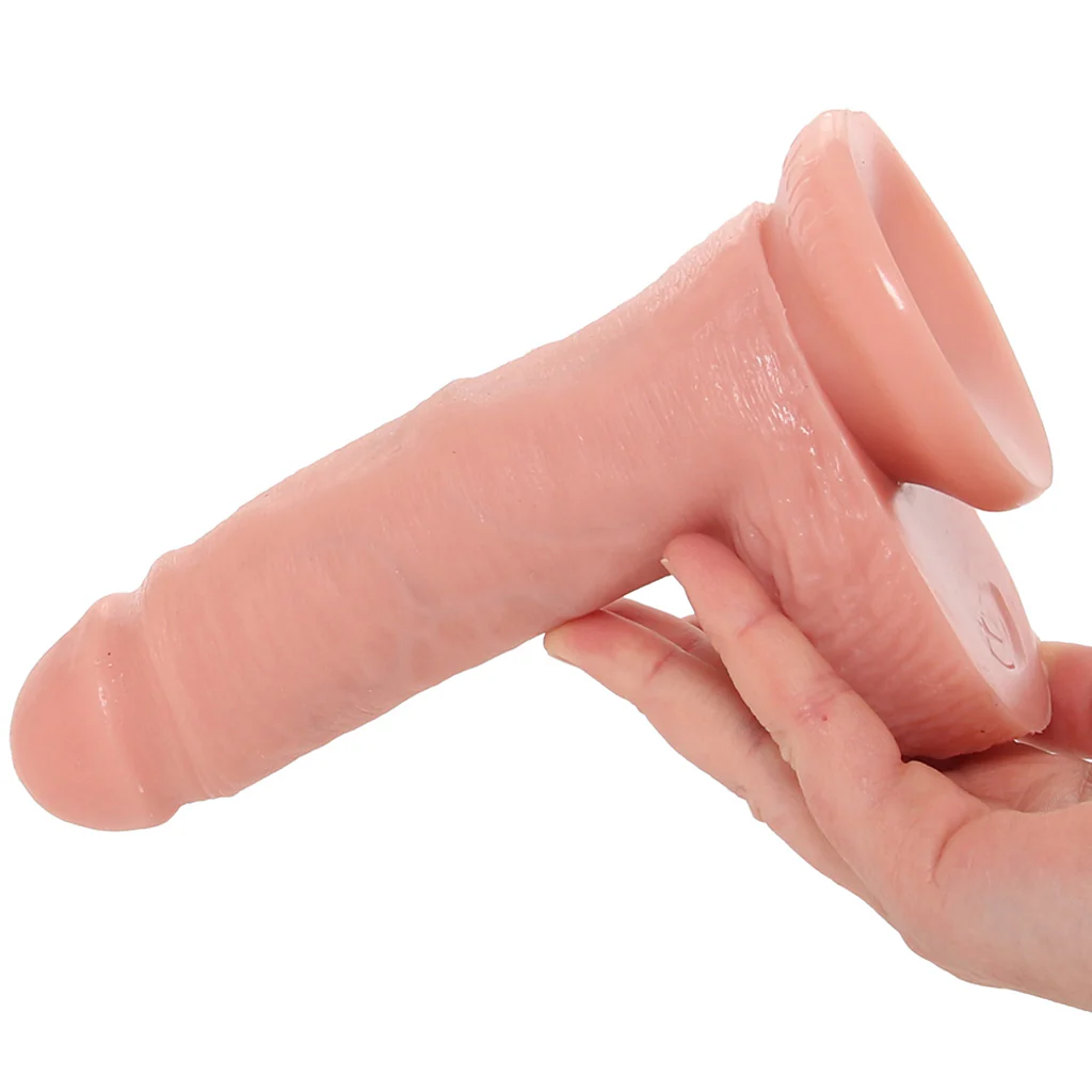 King Cock 7 Inch Cock with Balls in Flesh - Image 4