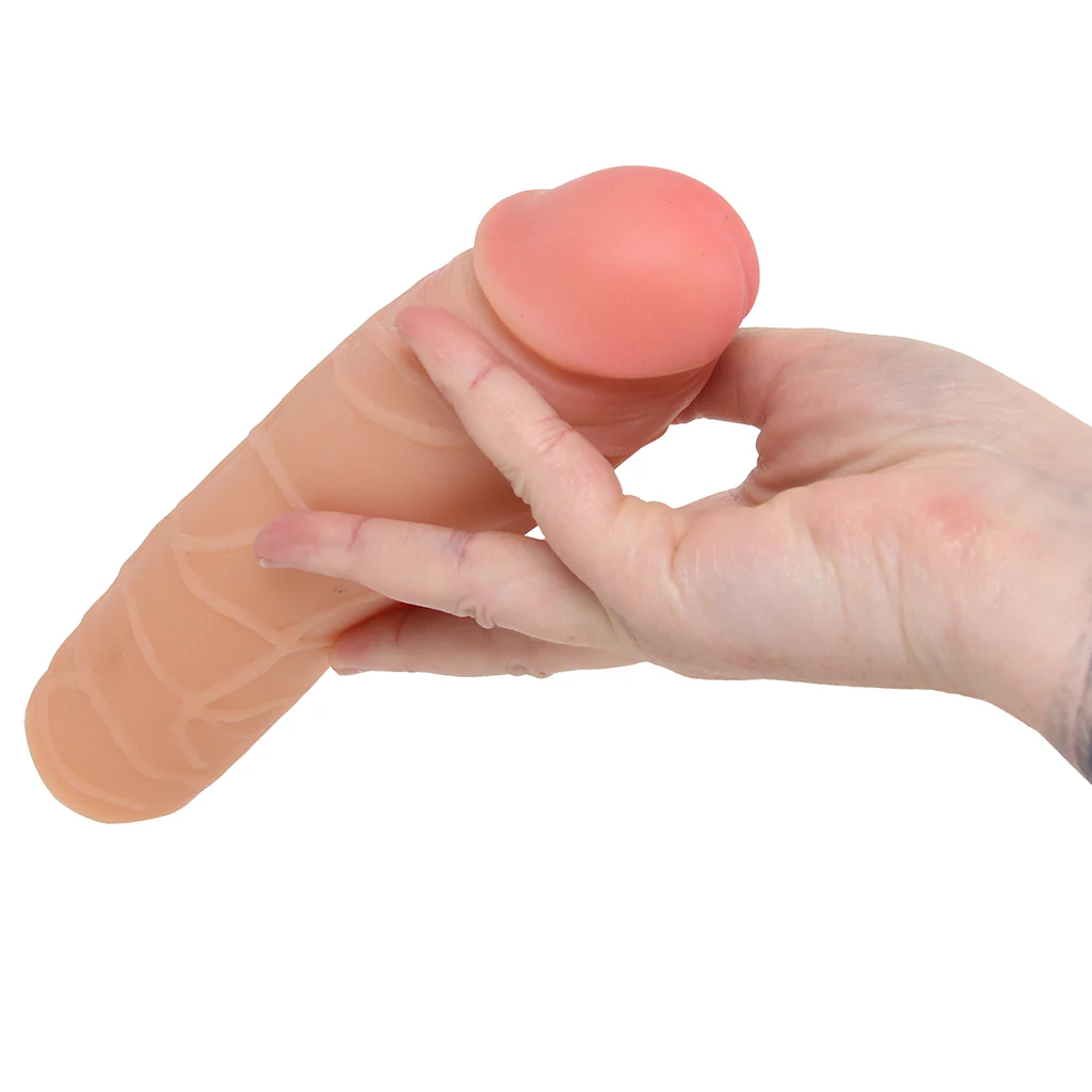 Mega 3 Inch Fanta Flesh Extension in White - Image 4
