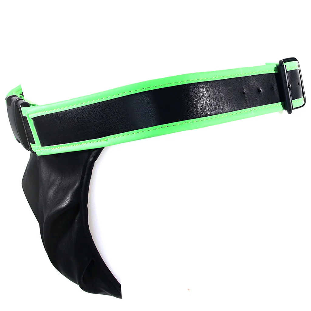 Ouch! Glow In The Dark Front Buckle Jock Strap /M - Image 2