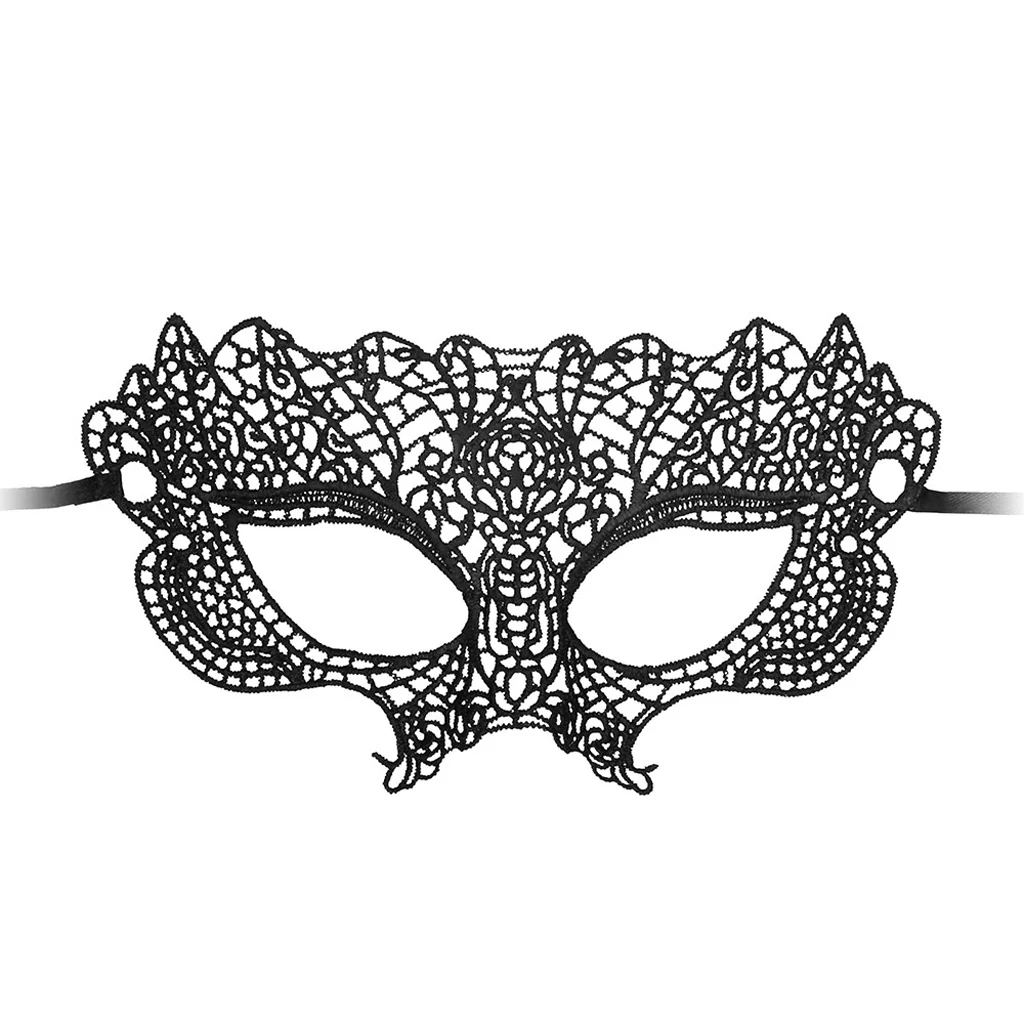 Ouch! Princess Lace Mask in Black - Image 2