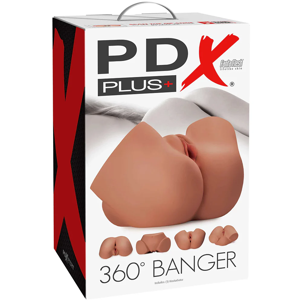 PDX Plus 360Âș Banger Masturbator in Tan - Image 6