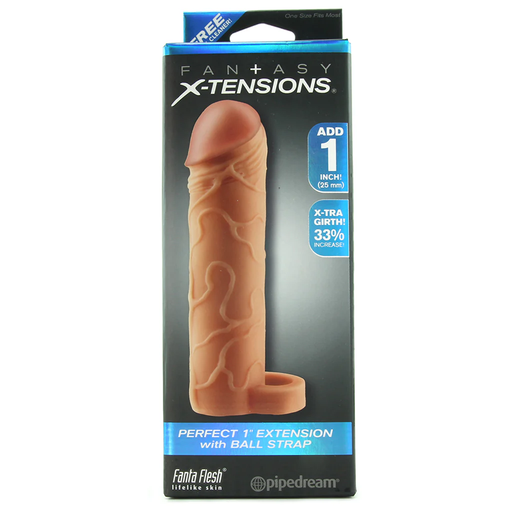 Perfect 1 Inch Extension with Ball Strap in White - Image 6