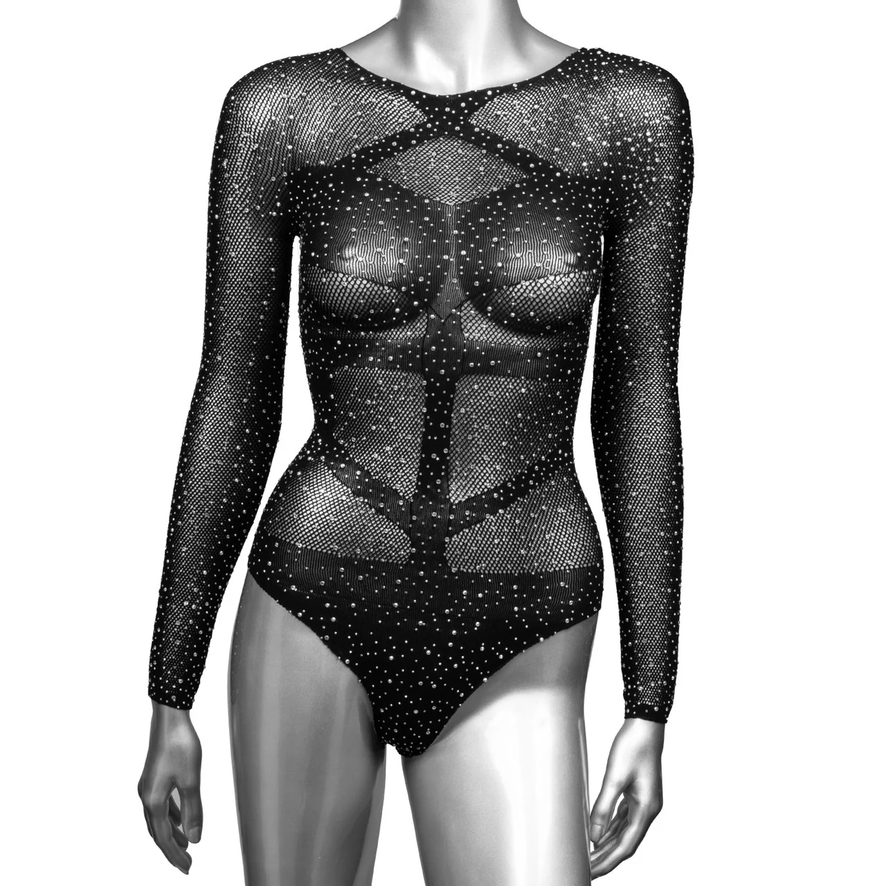 Radiance Long Sleeve Black Body Suit - Image 5