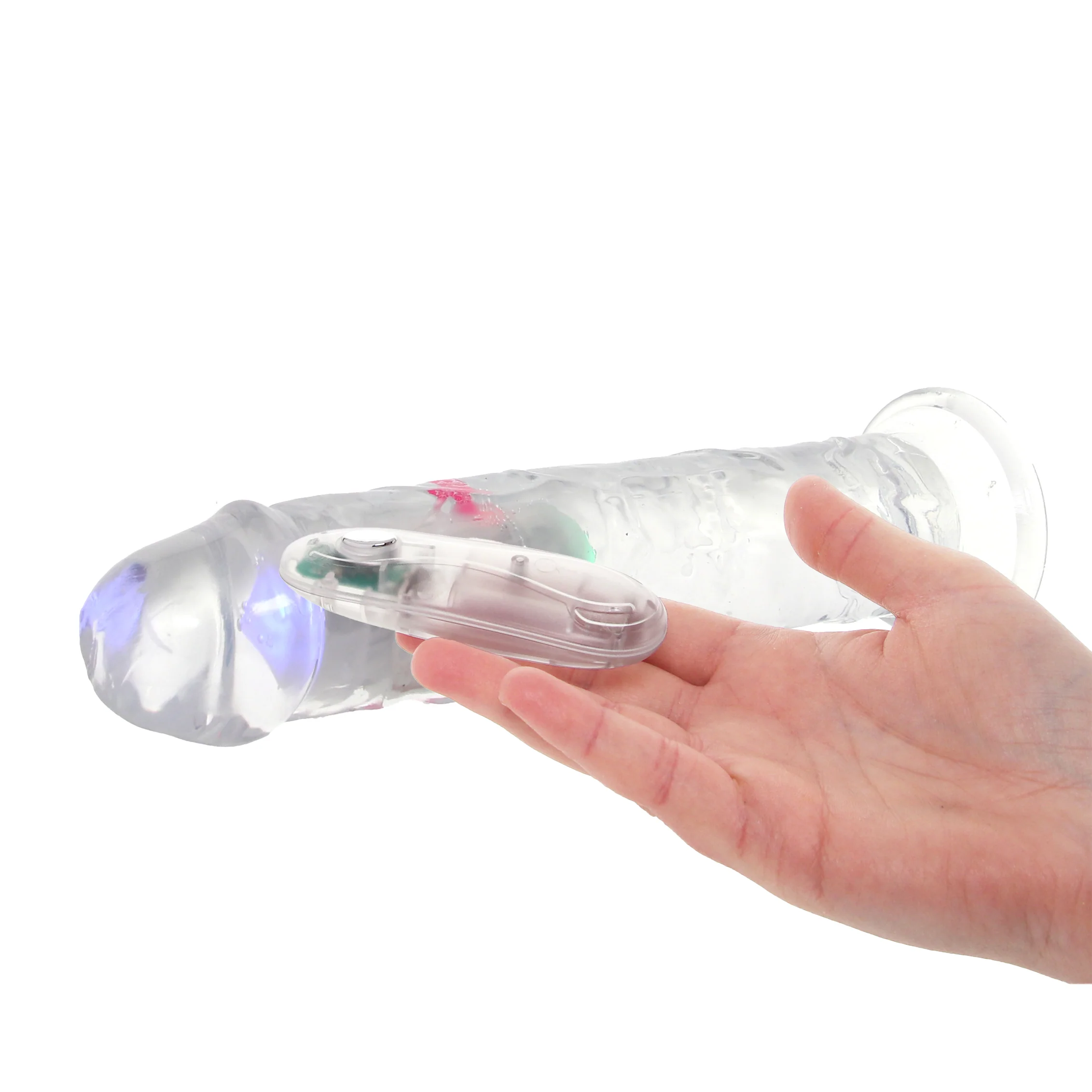 RealRock 7 Inch Light Up Vibrating Dildo - Image 7