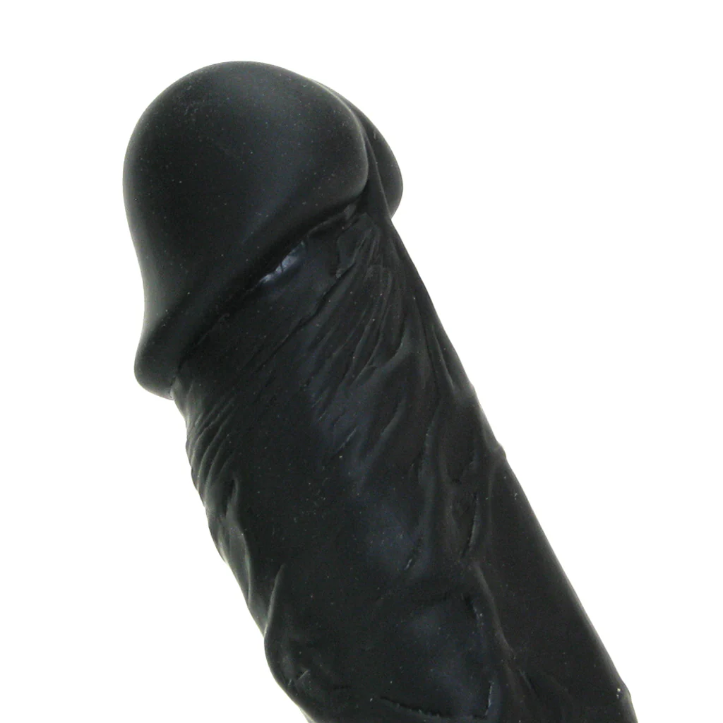 Small Silicone Colours Dildo in Black - Image 2