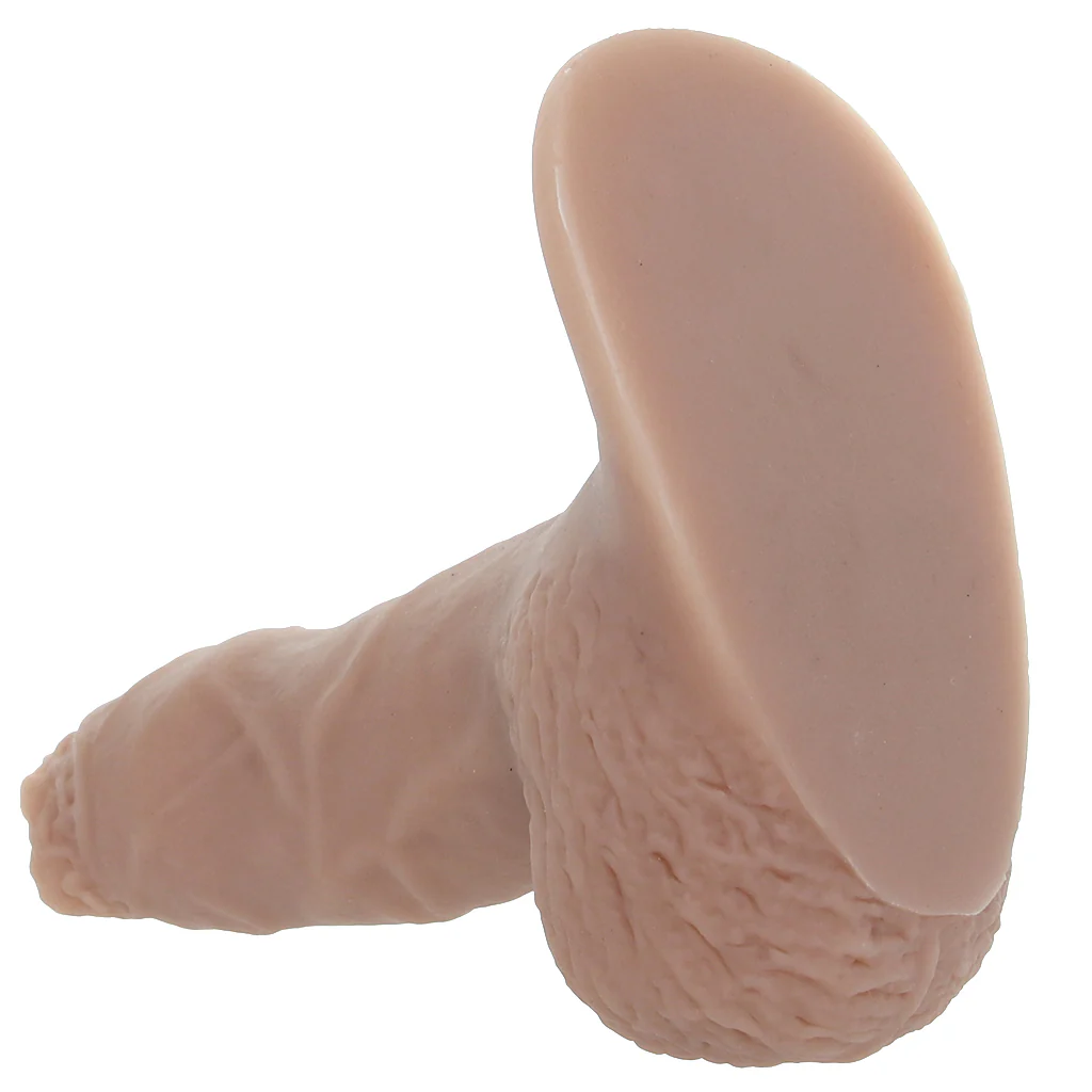 Strap U 5.1 Inch Uncut Silicone Packer in Tan - Image 5