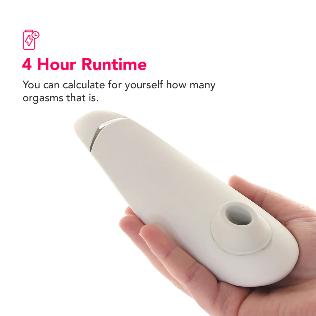 Womanizer Premium 2 Pleasure Air Stimulator in Gray - Image 2